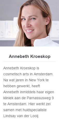 Annebethkroeskop - Botox Amsterdam