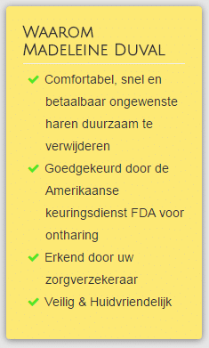 Laser-ontharingspraktijk - Laser ontharen